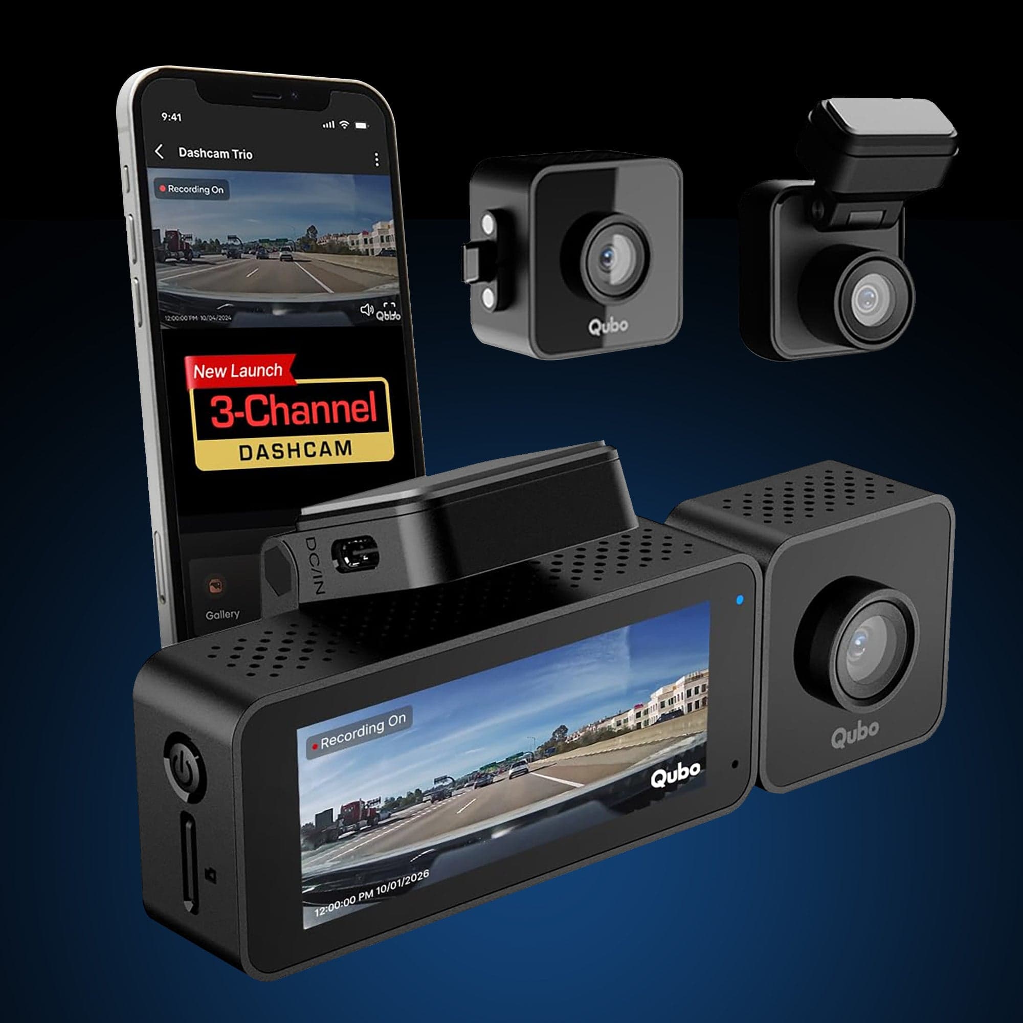 Qubo Dashcam Trio